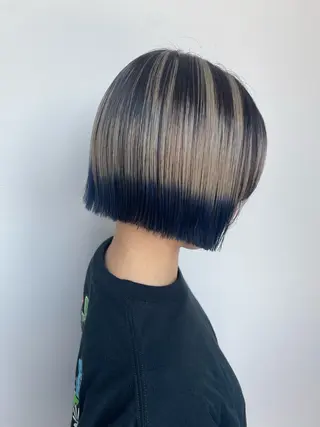 ショート カラー YUI/ ブリーチカラー🌷のヘアスタイル