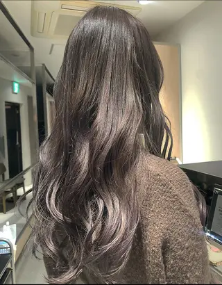 ロング カラー 圧倒的透明感カラー nana🦕のヘアスタイル
