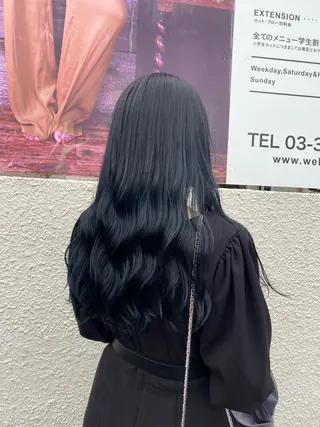 ロング カラー niconail 🧣ayu 📍烏山のネイルデザイン