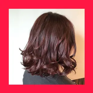 ミディアム カラー ヘアメイクモデル 募集中💛kinoのヘアスタイル