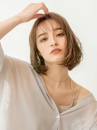 ショート 豊中駅3分eha レッスンモデルのヘアスタイル