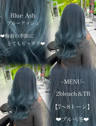 ロング カラー 💜RIO/韓国風 透明感カラー💜のヘアスタイル