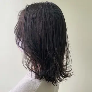 ミディアム 韓国ヘア&ショート ボブ💜桑原のヘアスタイル