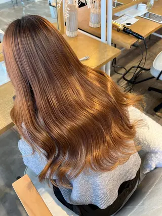 ロング カラー SPUR ふうのヘアスタイル