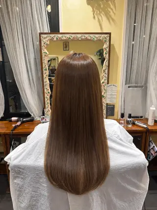 ロング 平日の夜限定 再現度抜群✨しん✨️のヘアスタイル