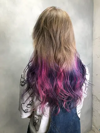 ロング カラー welring hair salonのヘアスタイル