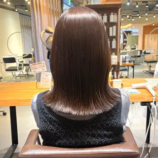 ミディアム カラー やまき さきねのヘアスタイル
