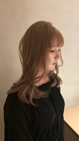 ロング ★梅田お洒落カラー ちどり★のヘアスタイル