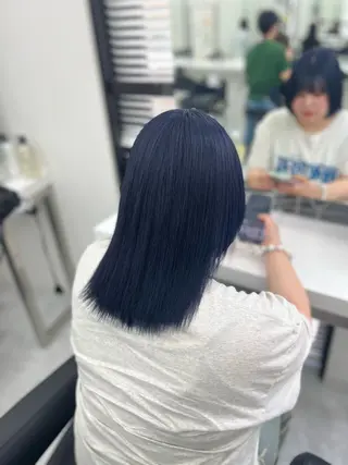 ミディアム カラー Zina熊本🫧 Kurehaのヘアスタイル