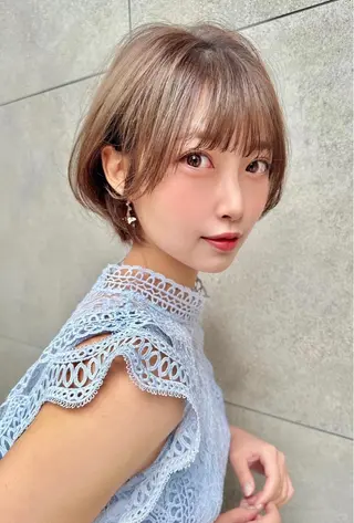 ショート 美髪縮毛矯正✨🫧 レイヤー川村利幸のヘアスタイル