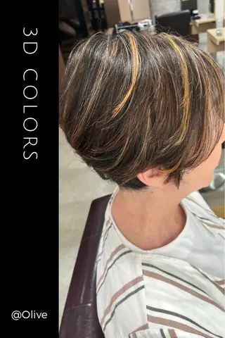 ショート カラー nicahair maiのヘアスタイル