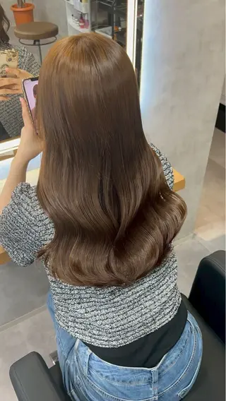 ロング カラー ヘアアレンジ ウショウ ユウトのヘアスタイル