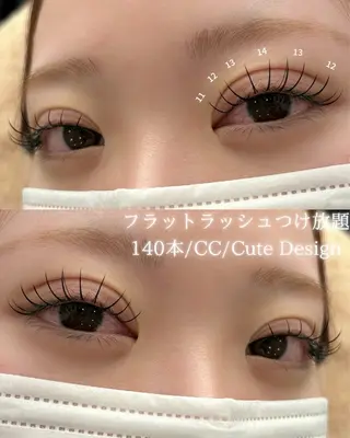 マツエク・マツパ THE  LASH MOMOKOのマツエク・マツパデザイン