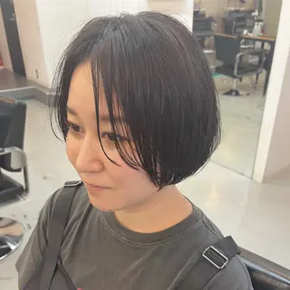 ショート カラー 奥秋 理紗　sai xのヘアスタイル