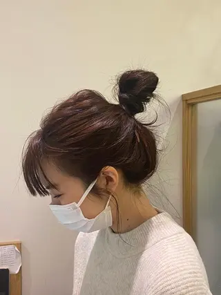 ロング ヘアアレンジ 韓国好き🇰🇷 美容師MIKUのヘアスタイル