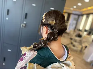 ヘアアレンジ 淵野辺カラーモデル 募集🌼畔上のヘアスタイル