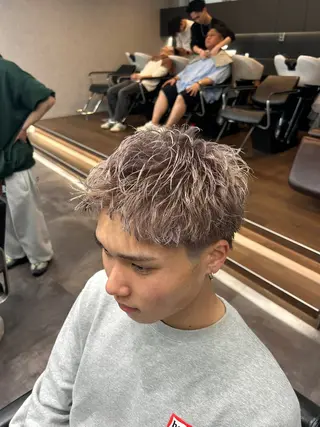 ショート カラー メンズ 🐠メンズ特化🐠 井上風冴のヘアスタイル