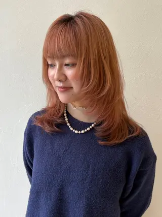 セミロング 一宮/レイヤーカット /天野空のヘアスタイル