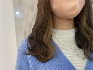 セミロング カラー 艶髪🇰🇷髪質改善 🎀ikuno🎀のヘアスタイル