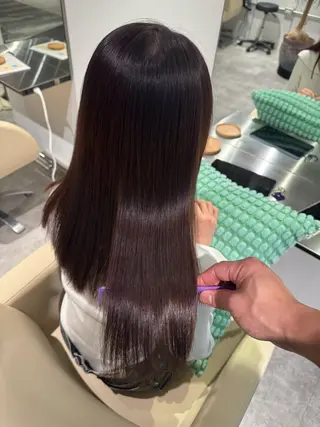 ロング カラー 夜23時まで予約🉑 reverieあきらのヘアスタイル
