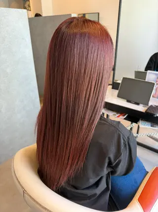 ロング カラー 高石 乃愛のヘアスタイル
