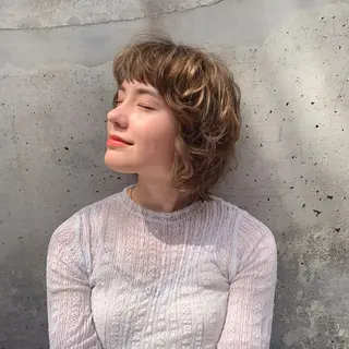 ショート パーマ タカハシ ショウタのヘアスタイル
