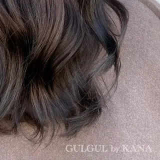 セミロング カラー パーマ 島袋カナ☀️🉐 夏キャンペーン中☀️のヘアスタイル