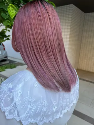 ミディアム カラー 💎透明感カラー特化 💎TAISEIのヘアスタイル