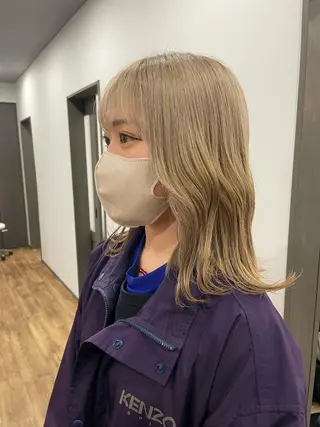 ミディアム 佐藤 大征のヘアスタイル