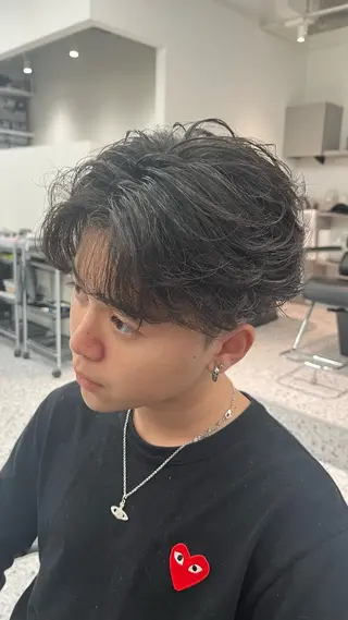 メンズ そら/Ace栄 スパイキー/パーマのヘアスタイル