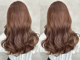 ロング カラー 優花/ハイトーン /デザインカラーのヘアスタイル