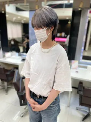 カラー yasuハイトーン/ デザインカラーのヘアスタイル