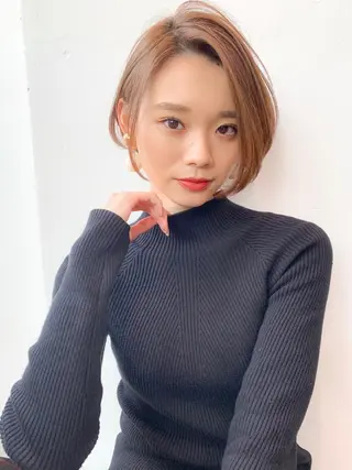 ミディアム カラー パーマ ヘアアレンジ 🎀愛されモテヘア♡ 梅澤夏基🎀のヘアスタイル
