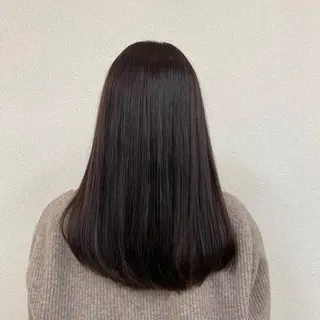 セミロング もりたみかこ 美容師お休み中のヘアスタイル
