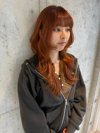 ロング ウルフ/レイヤー shinoのヘアスタイル