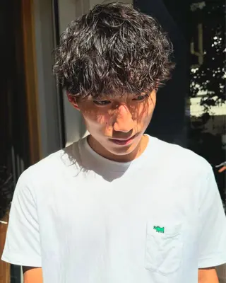 パーマ メンズ 梅田デザインカラー 🌈🏆ヒノキのヘアスタイル