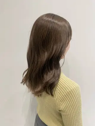 セミロング カラー mina🪐立川駅/ 無料ショートカットのヘアスタイル