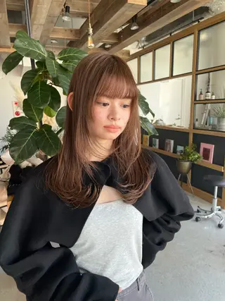 ロング 松井 涼馬のヘアスタイル