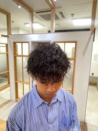 ミディアム Perm/ブリーチ 天神🏆AiLiのヘアスタイル