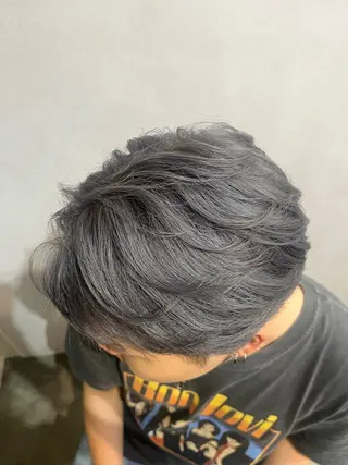 カラー メンズ ミジュ/ ショートモデル募集のヘアスタイル