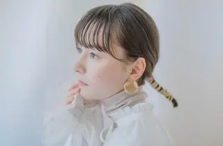 セミロング ヘアアレンジ 韓国✖️網紅🖤 パーマYURIYAのヘアスタイル