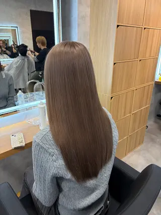 ロング カラー 淡色/ワンホンヘア 🤍MINORIのヘアスタイル