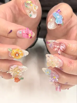 ネイル Hana ✿ ︎unguのネイルデザイン