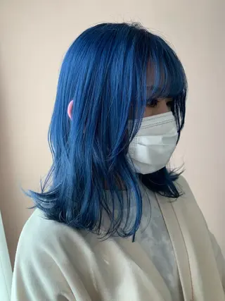 ロング カラー hubhair レイヤー/透明感のヘアスタイル