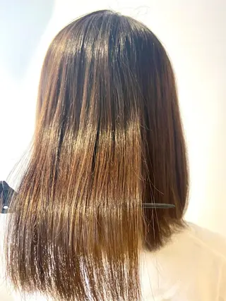 ミディアム ayumi🦖/ 似合わせカラー🤎のヘアスタイル