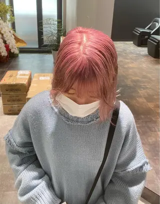ミディアム カラー esu 天満のヘアスタイル