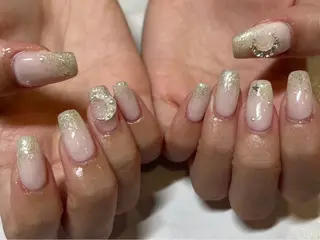 ネイル 🫧ちゅるん/韓国 Ayano𓈒🎀のネイルデザイン