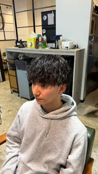 ショート パーマ メンズ メンズ専門 Ryukiのヘアスタイル
