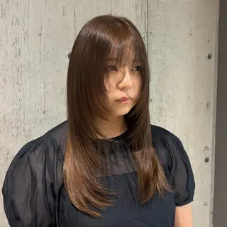 ロング 🌞透明感ブリーチ ×レイヤー🌴リオのヘアスタイル