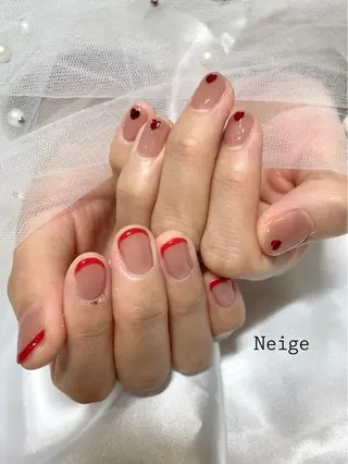 ネイル Neige‪𓂃ai ＊梅津 / 松尾のネイルデザイン